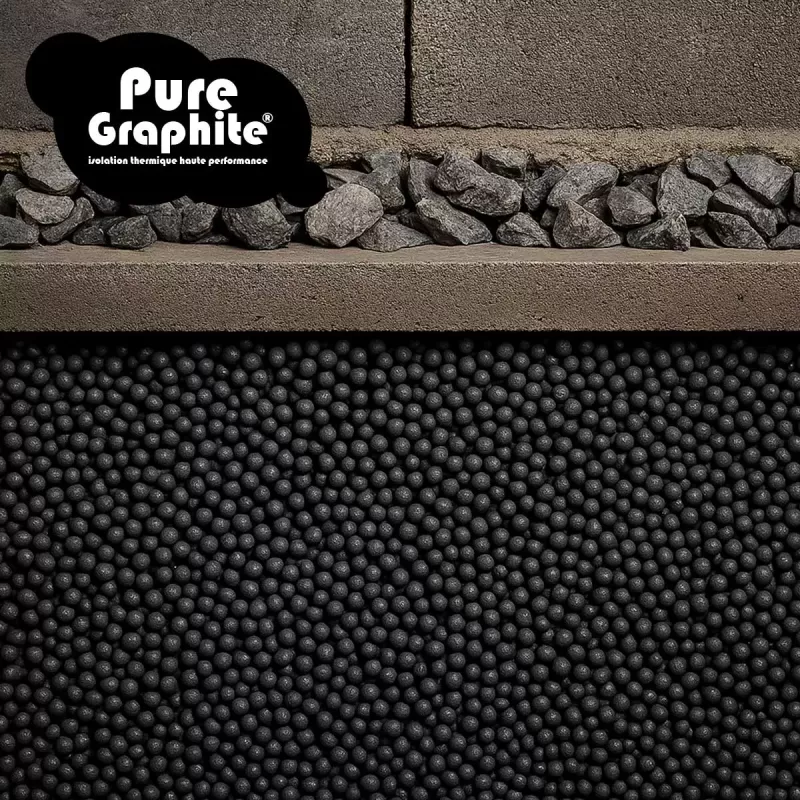 9000 L Reine Graphit® Polystyrolkugeln – Isolierung
