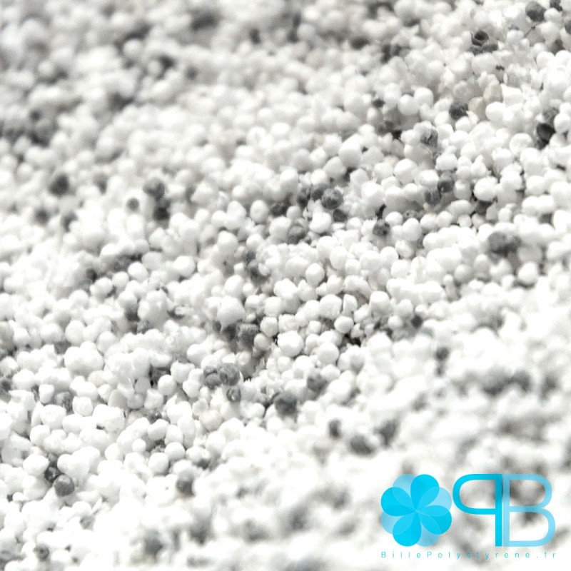 5000 Liter, 5m3 Kugeln und Polystyrolstaub aus recyceltem Beton