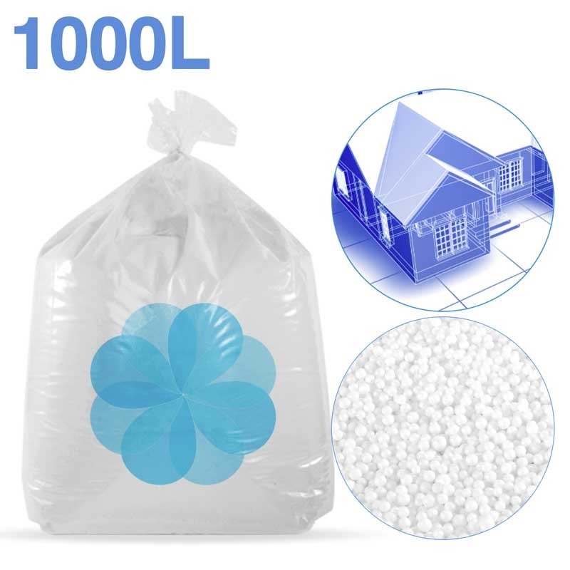 1000 Liter recycelte Polystyrolkugeln zur Isolierung