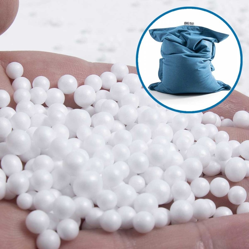 250 Litri di palline di polistirolo M1 per pouf gigante