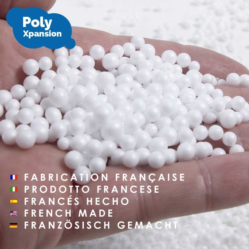 250 Litri di palline di polistirolo M1 per pouf gigante