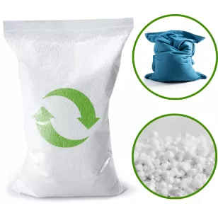 10 litros de Bolitas de Poliestireno Reciclado para Puf a Precio de Fábrica