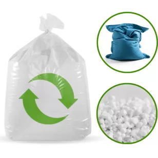 Bolitas de Poliestireno Reciclado para Puff a Precio de Fábrica - 200 litros