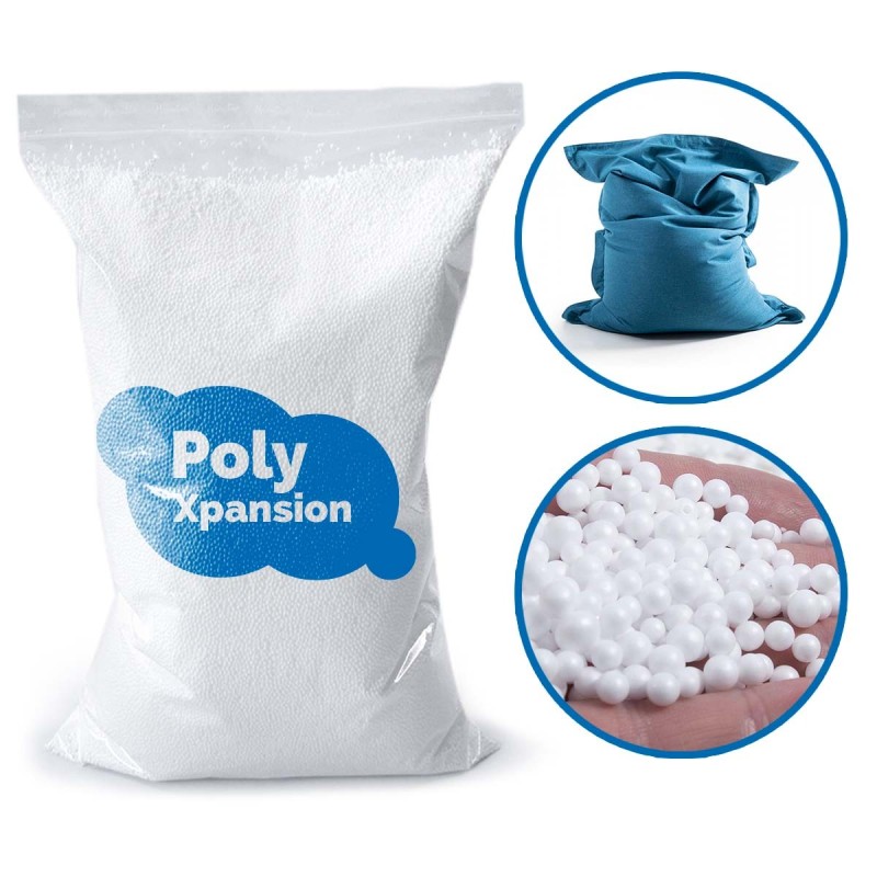 Polystyrolkugeln M1 Neu für Sitzsäcke zum Fabrikpreis - 10 Liter