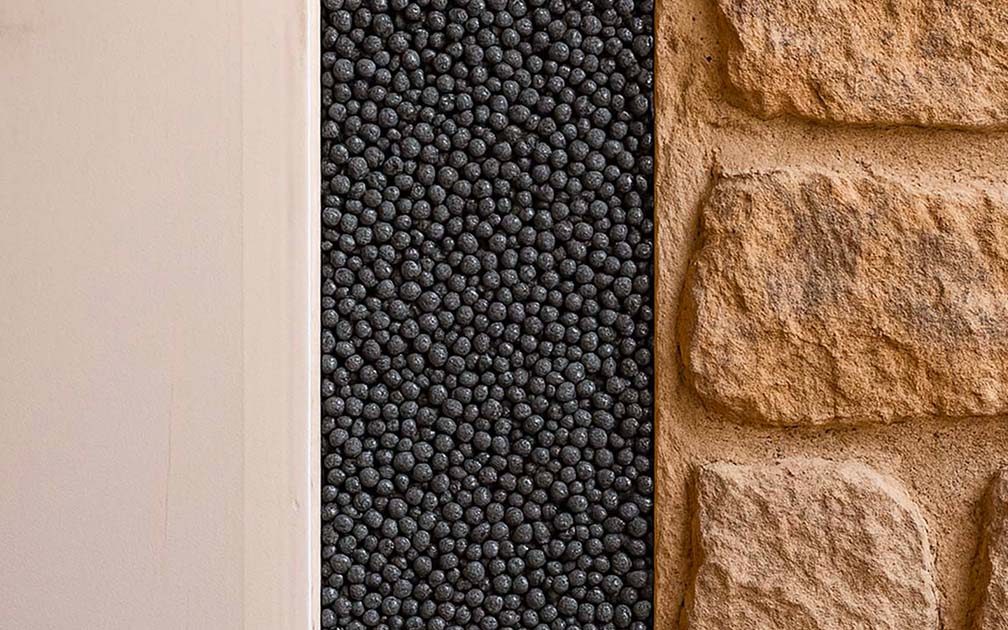 isolation murs et cloisons billes de polsytryene